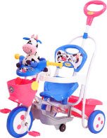 Трехколесный велосипед — интересная игрушка, а еще он полезен крохе для здоровья и развития. Источник http://www.geoby.com.ua