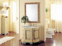 Зеркало в ванной комнате служит, в том числе, и украшением. Источник http://toreh.ucoz.ru