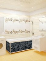 Экран в ванную способен преобразить облик помещения. Источник http://domosti.ru