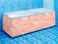 Пластиковый экран под ванну, имитирующий отделку мрамором. Источник http://www.superstroy.ru