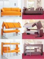 Трансформация дивана в двухъярусную кровать займет меньше минуты. Источник http://userapi.com