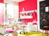 Дизайн комнаты для девочки-подростка должен быть жизнерадосным. Источник http://blogspot.com