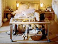 Стеклянная столешница — прекрасное дополнение журнального столика, сделанного своими руками. Источник http://www.salon.by