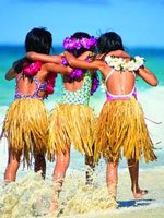 Гавайский костюм — залог успешной вечеринки. Источник http://prazdnodar.ru