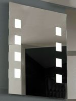 Светильники в ванной комнате — зеркало с подсветкой. Источник http://svet-crystal.ru