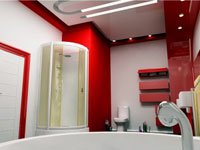 Отделка потолка в ванной комнате: потолок один, а вариантов — множество. Источник http://homebuildersclub.com