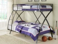 Металлические двухъярусные кровати больше подходят для подростков. Источник http://www.colemanfurniture.com