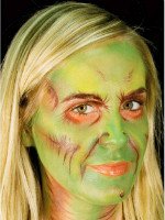 Зеленый макияж на Хэллоуин. Источник http://www.wondercostumes.com